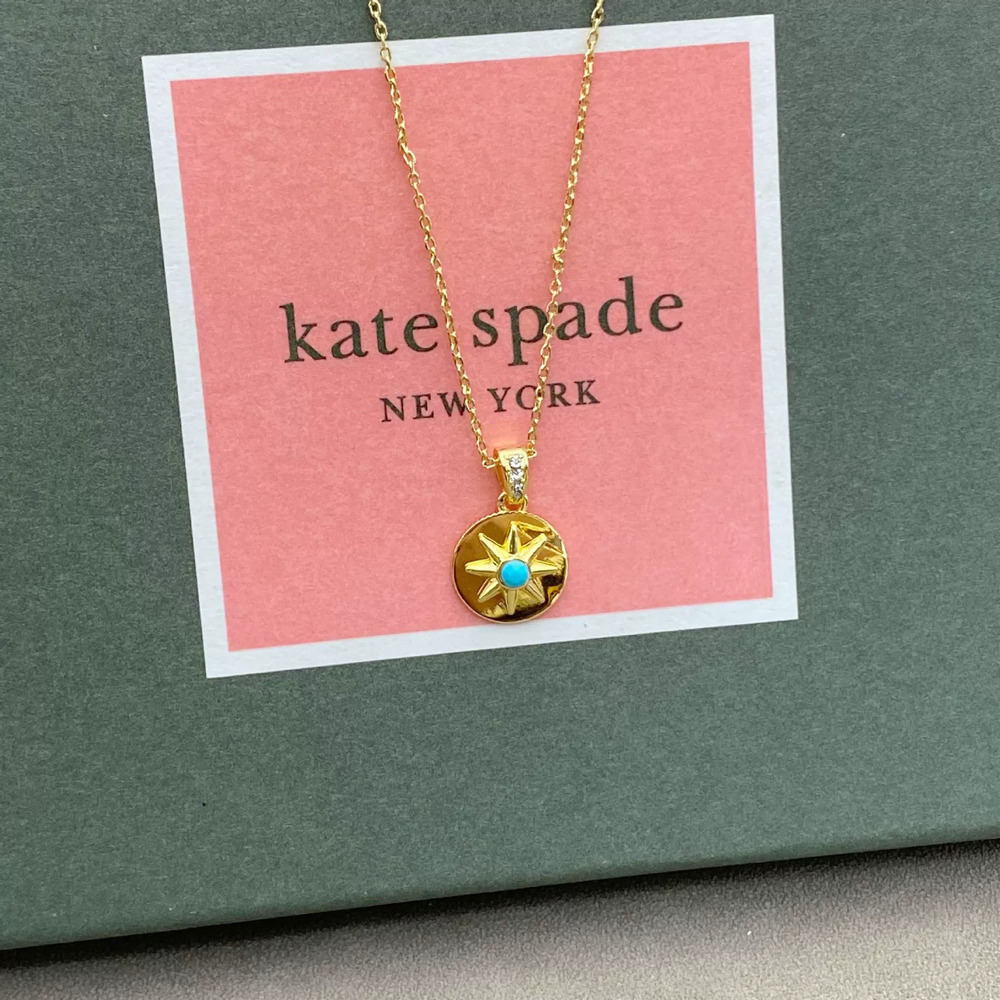 kate spade Titanium Steel Eight Point Star Diamond Choker Vintage